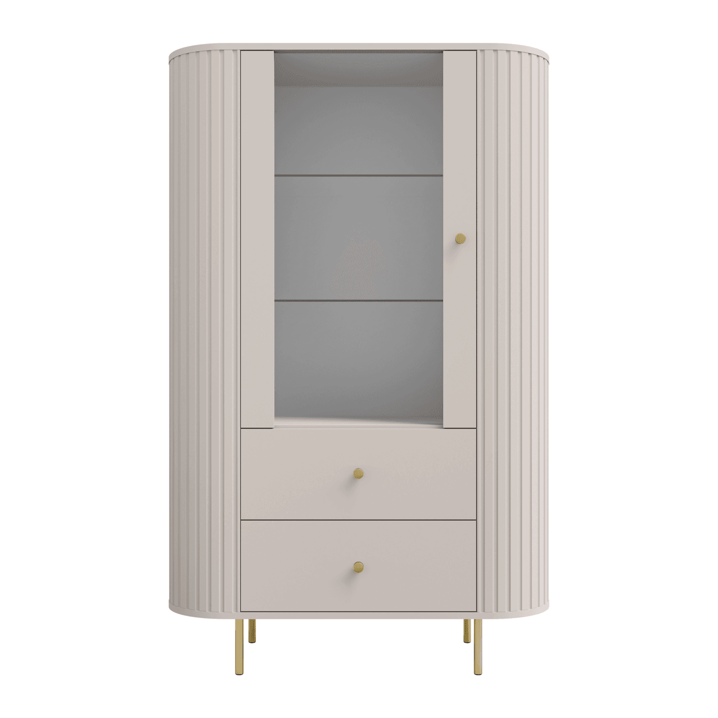 Witryna Fiero 98 cm Beż piaskowy