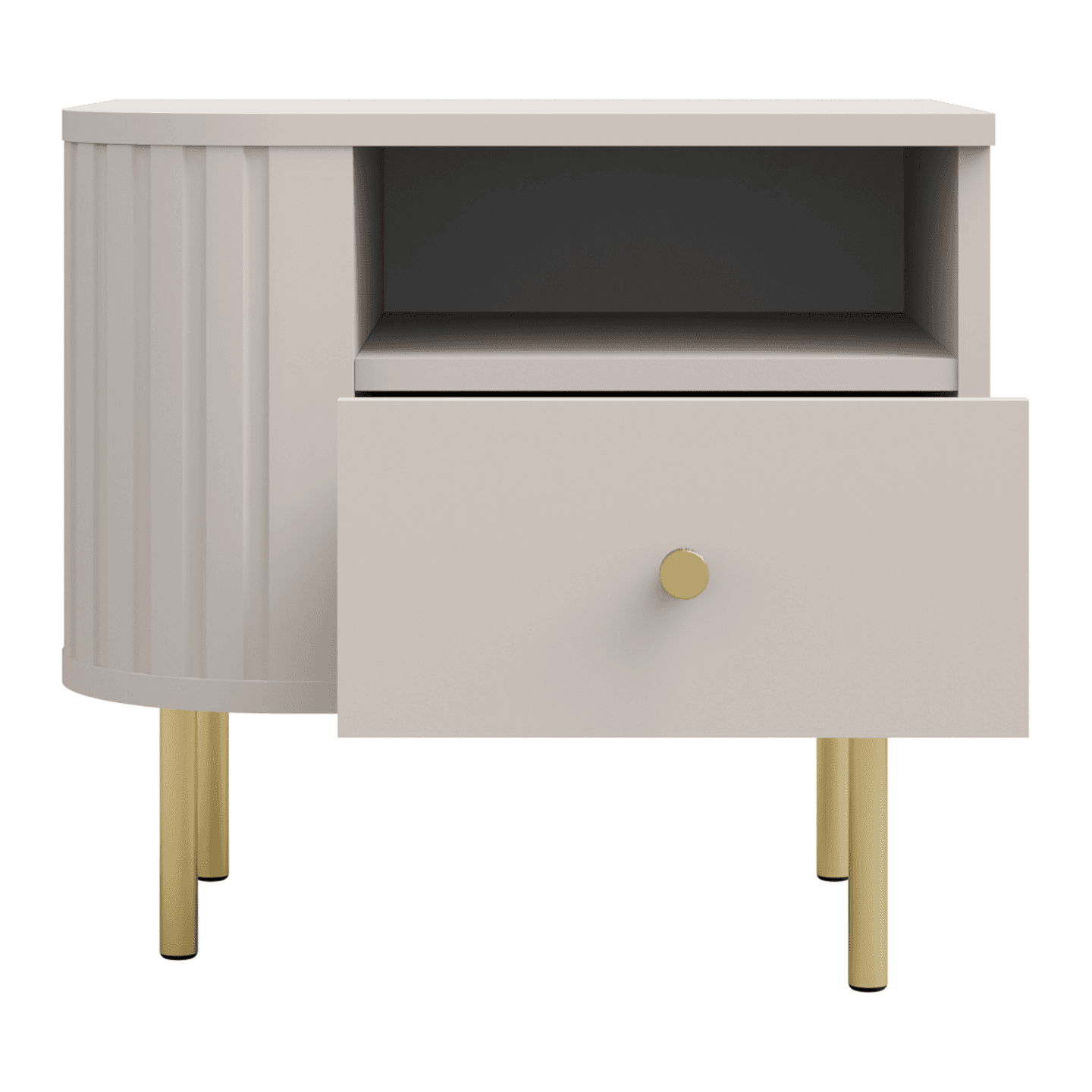 Szafka nocna Fiero 48 cm Beż piaskowy
