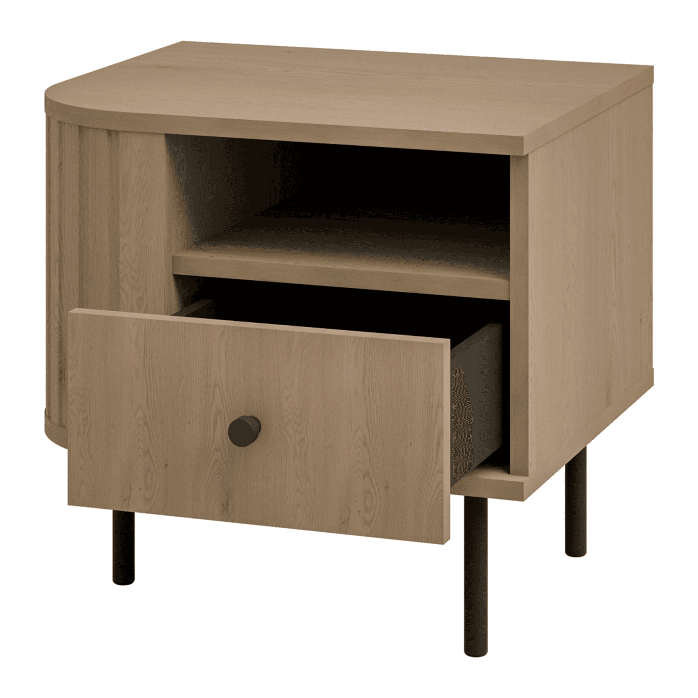 Szafka nocna Fiero 48 cm Dąb cremona