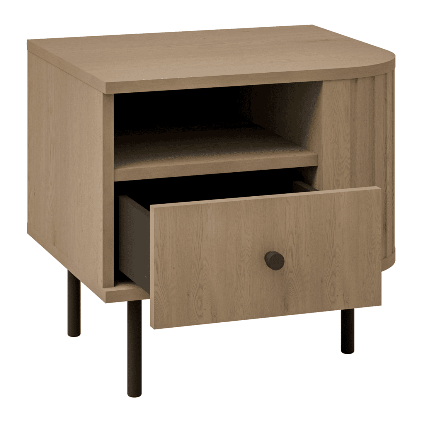 Szafka nocna Fiero 48 cm Dąb cremona