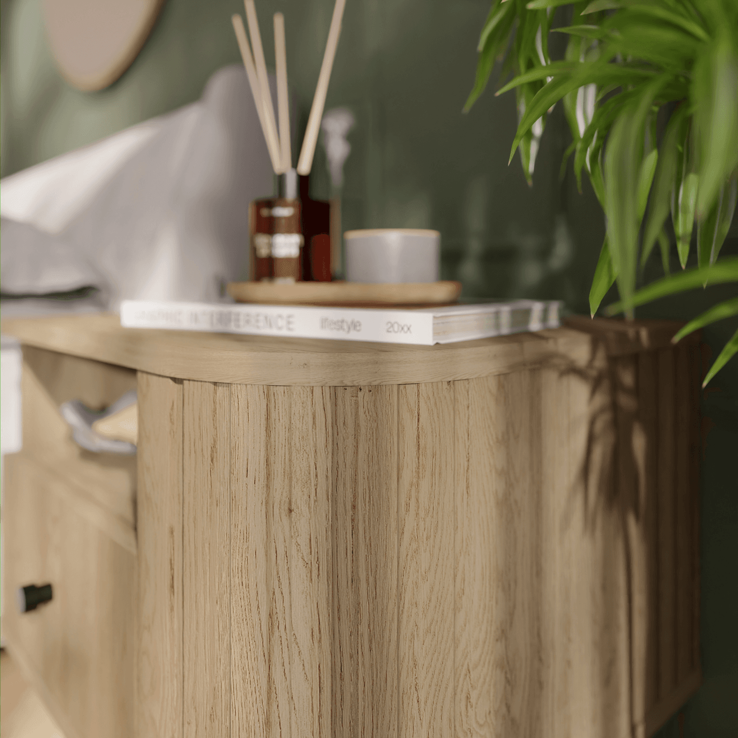 Szafka nocna Fiero 48 cm Dąb cremona