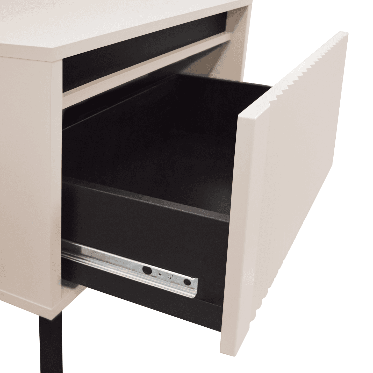 Stolik nocny Sky 52 cm Beż piaskowy - zdjęcie 2