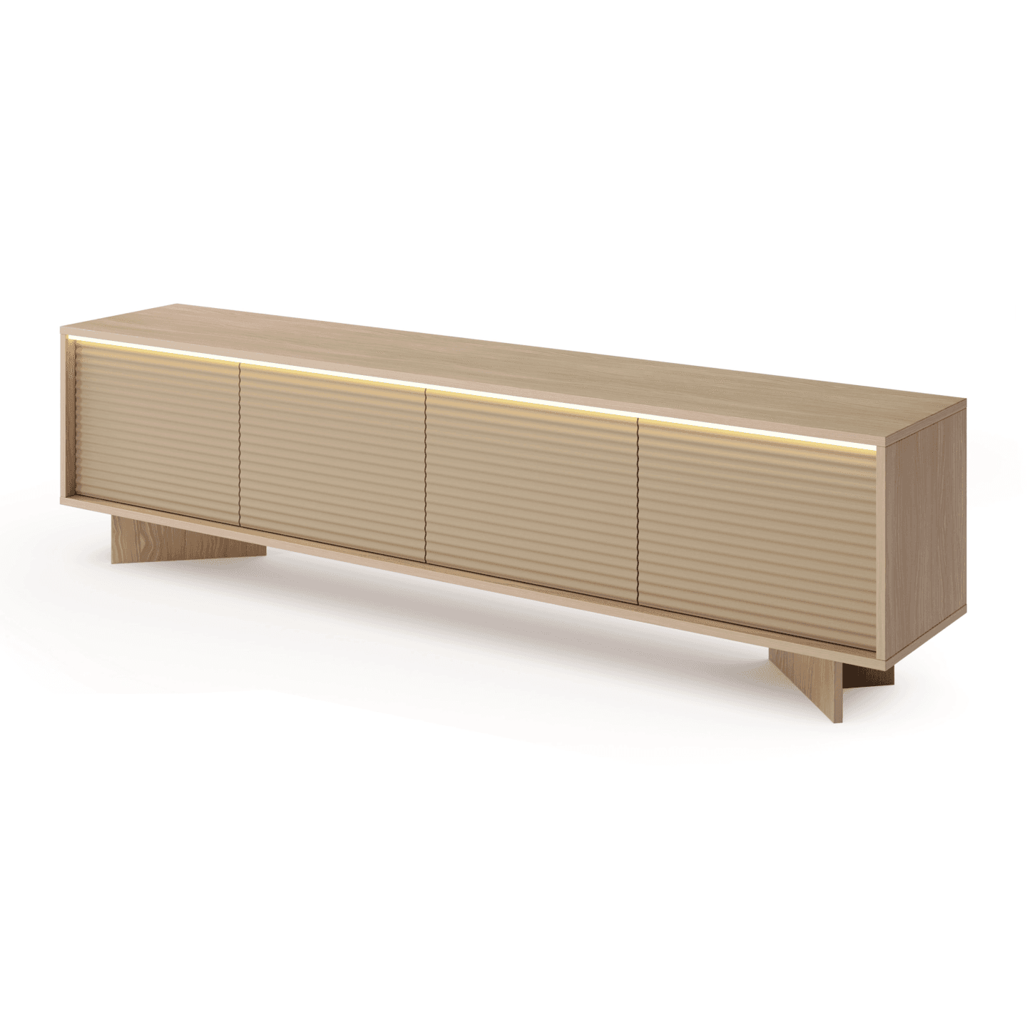 Szafka RTV Royo 4D 204 cm Kolor Capuccino