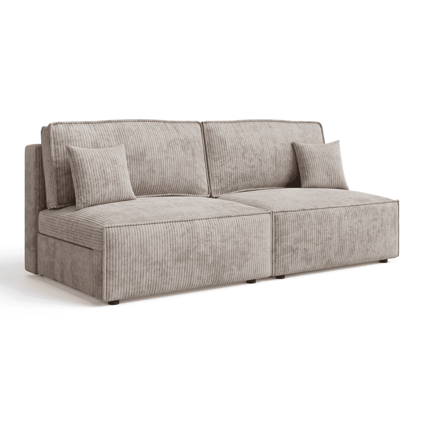 Sofa ARON S MINI z funkcją spania do salonu | Rozkładana | Tkanina Poso 02
