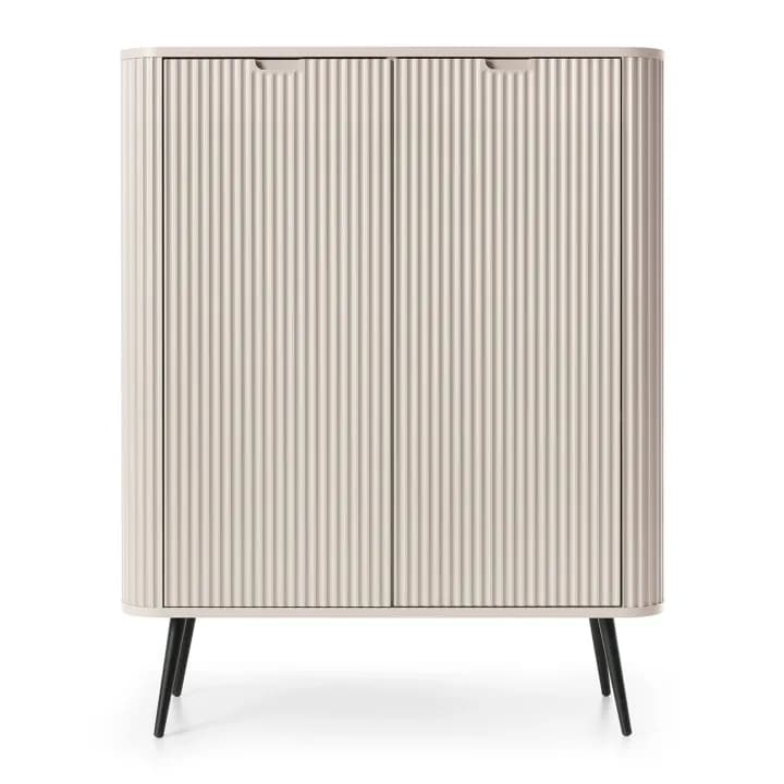 Komoda Nole 103 cm kaszmir + czarne nogi