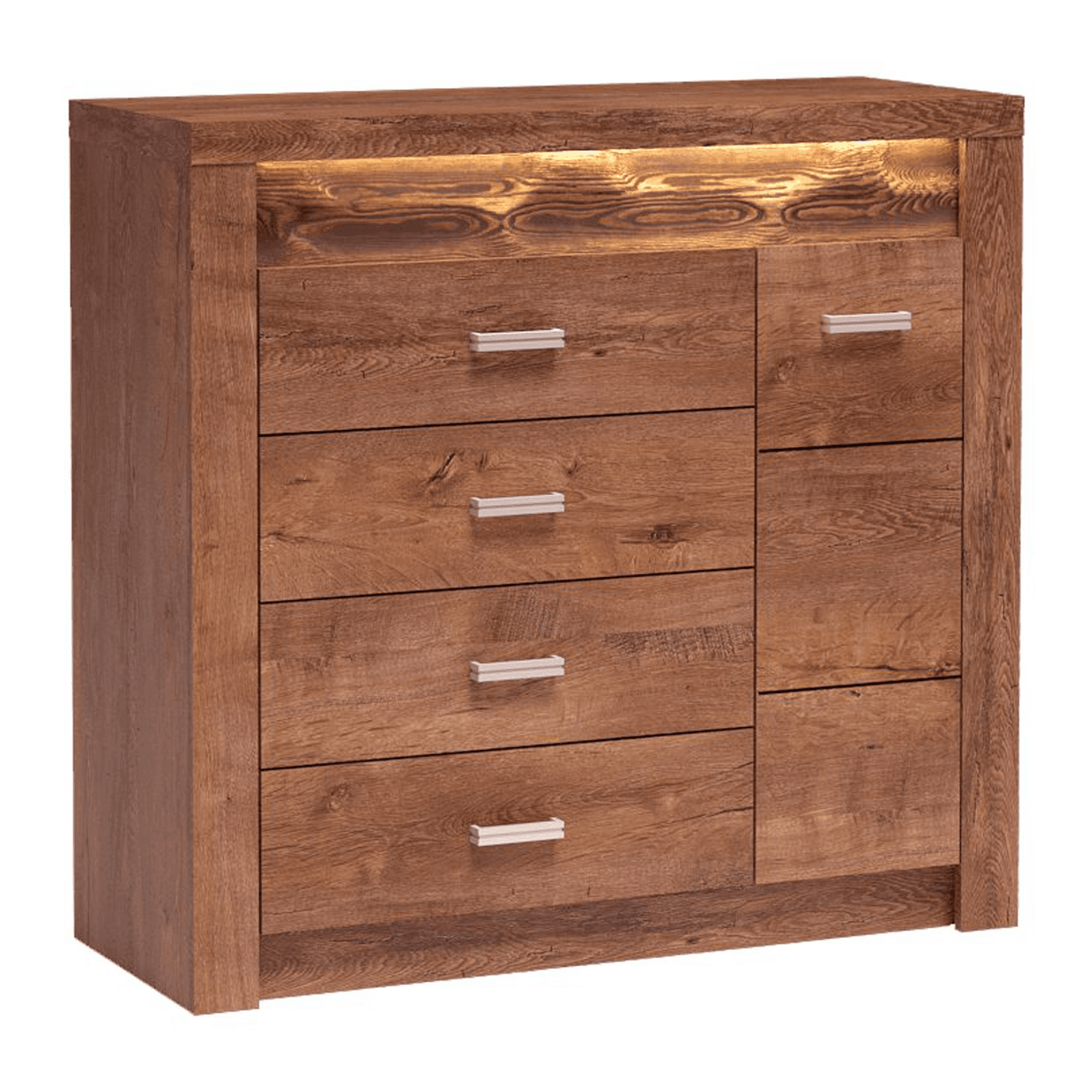 Komoda z szufladami Monteri 109 cm Jesion Jasny