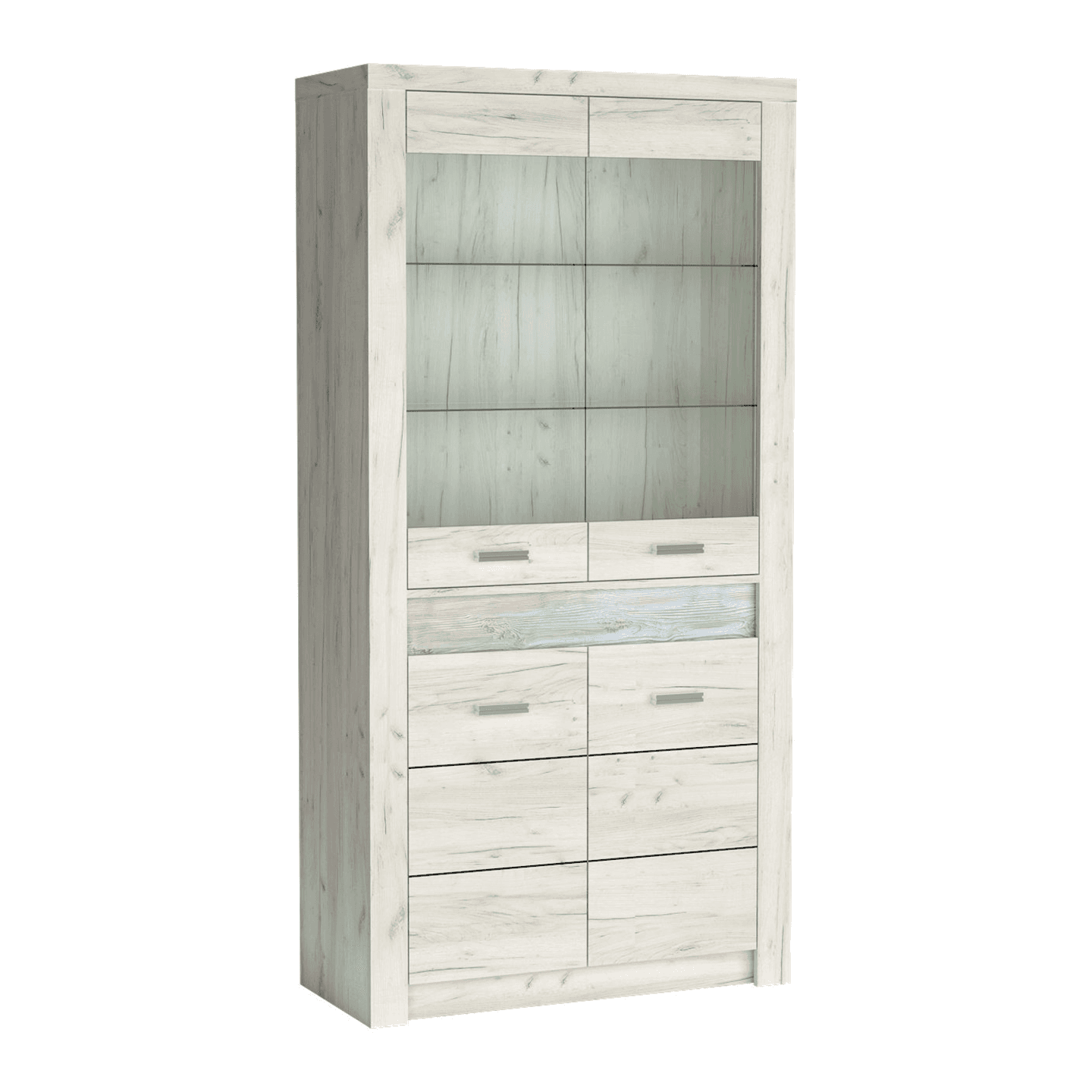 Witryna Monteri 96 cm Kraft Biały