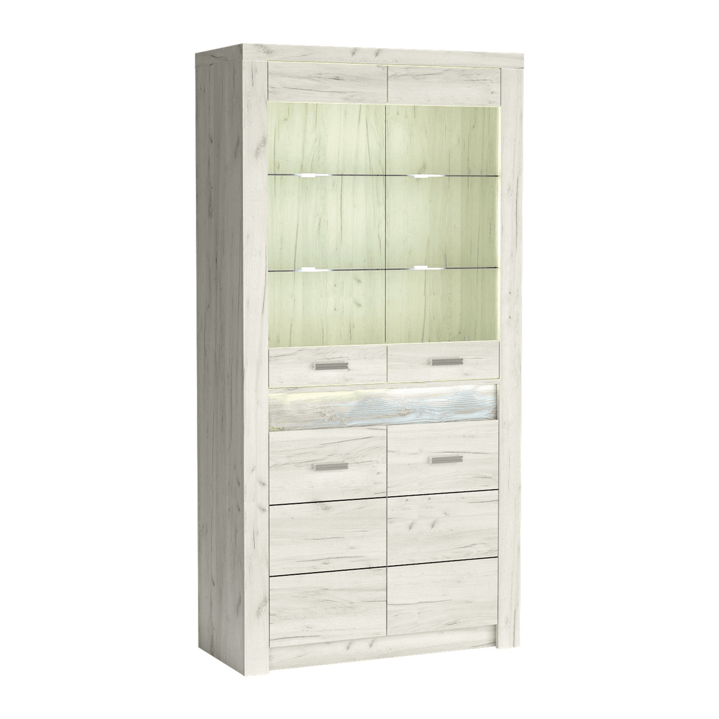 Witryna Monteri 96 cm Kraft Biały