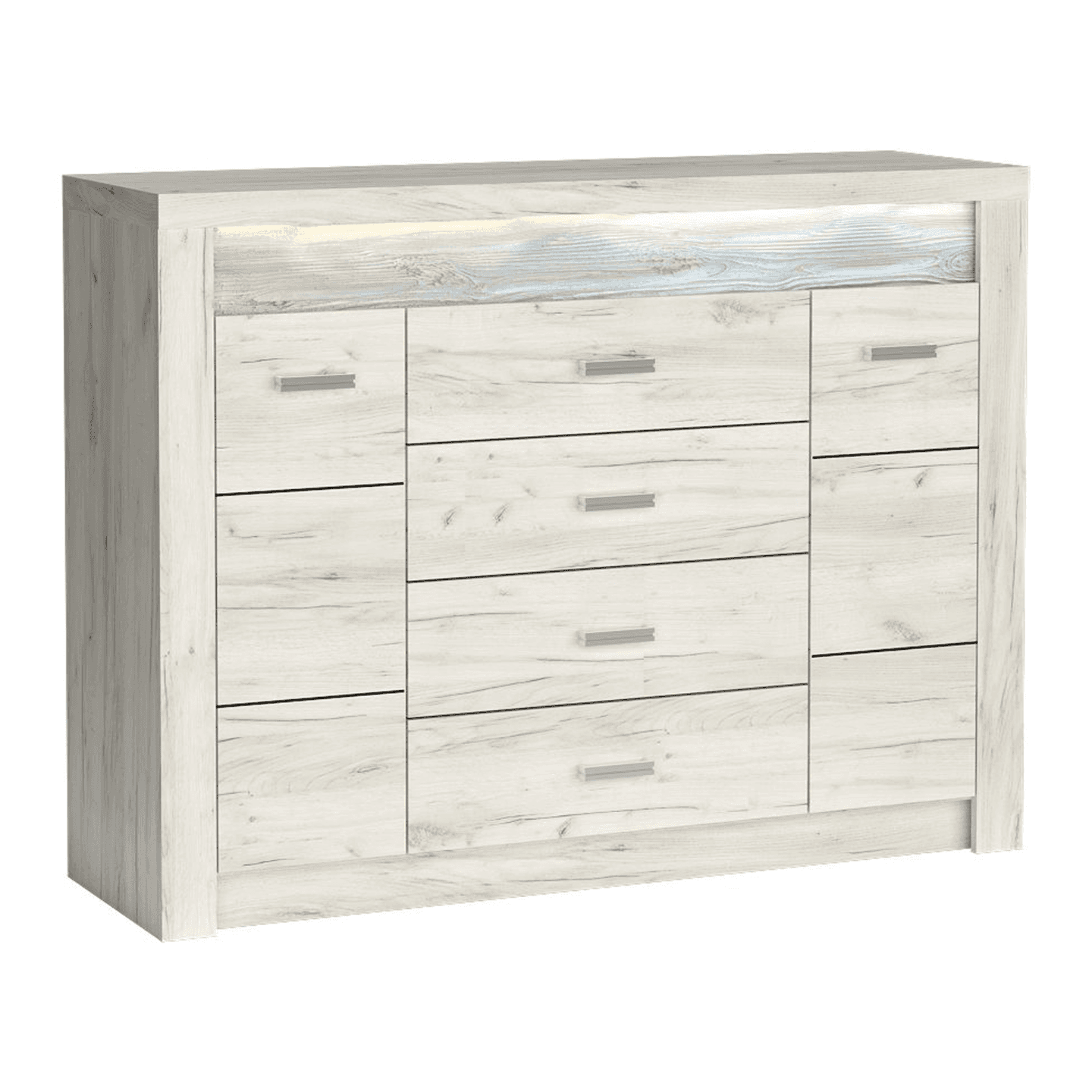 Komoda Monteri 137 cm Kraft Biały