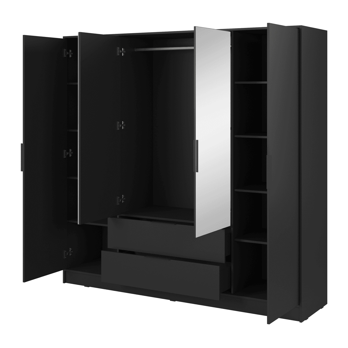 Szafa Melly 4DL Czarna