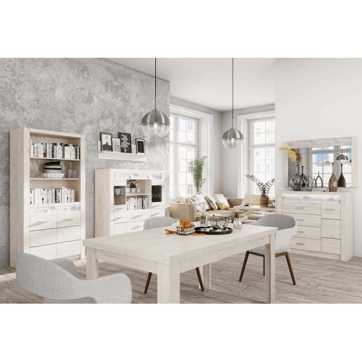 Biurko Monteri 120 cm Kraft Biały - zdjęcie 2