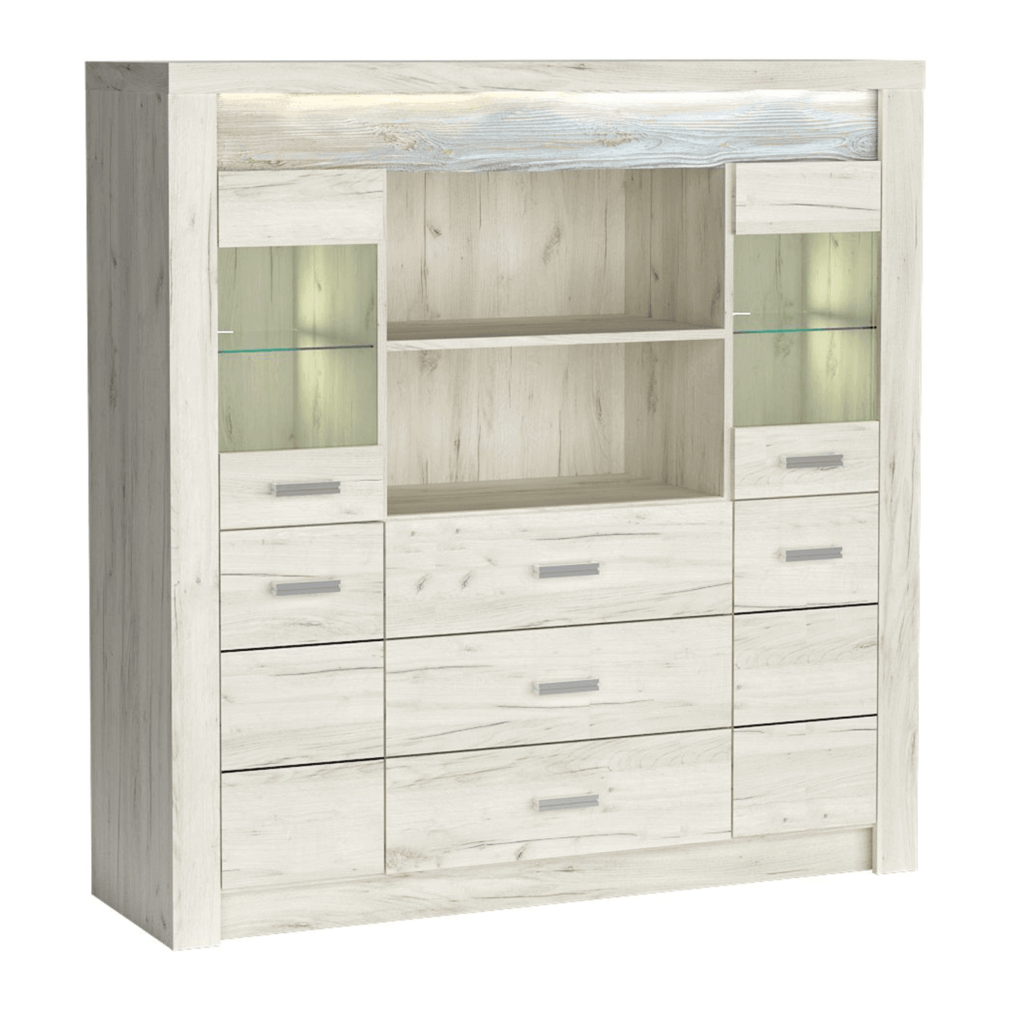 Komoda duża Monteri 137 cm Kraft Biały