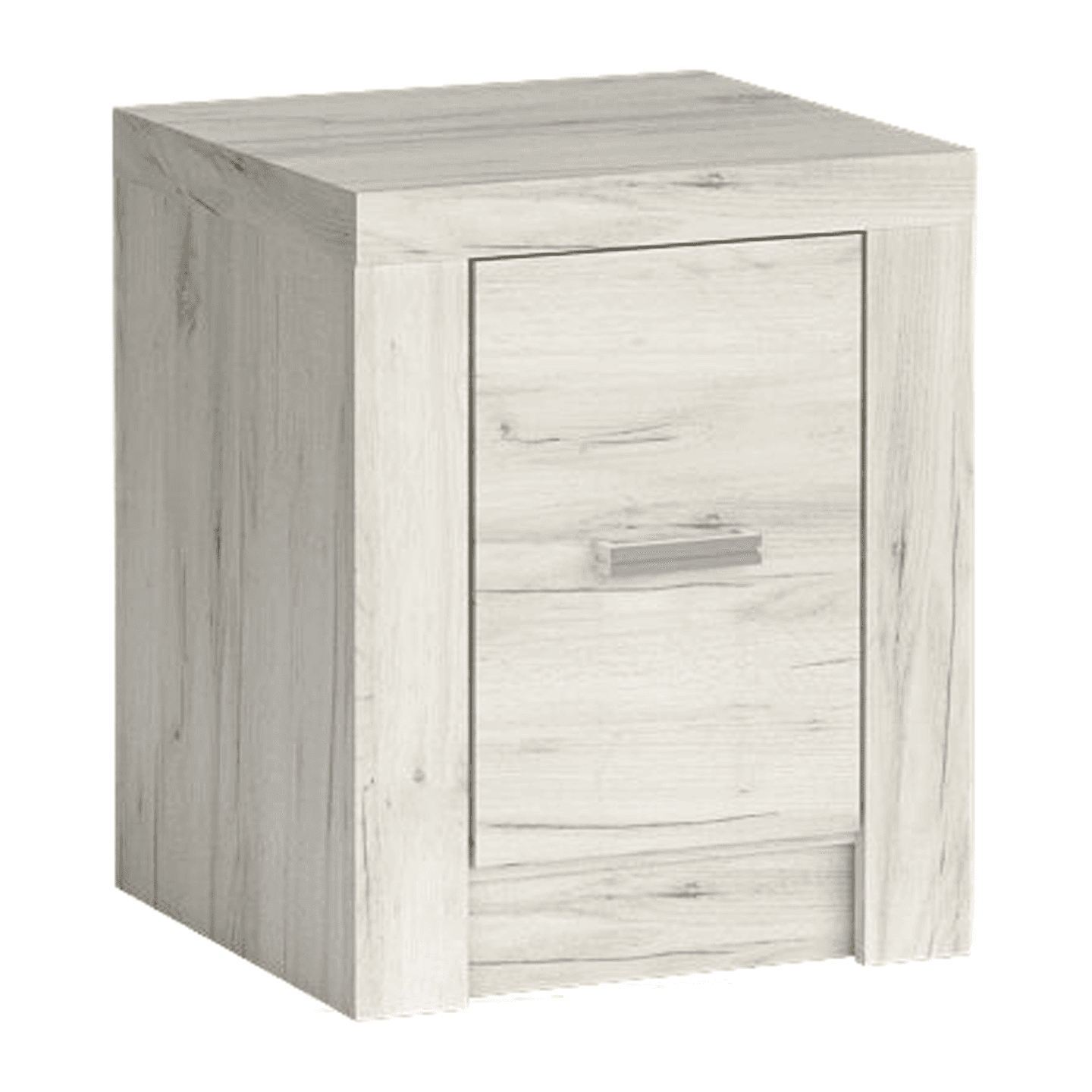 Stolik nocny Monteri 45 cm Kraft Biały