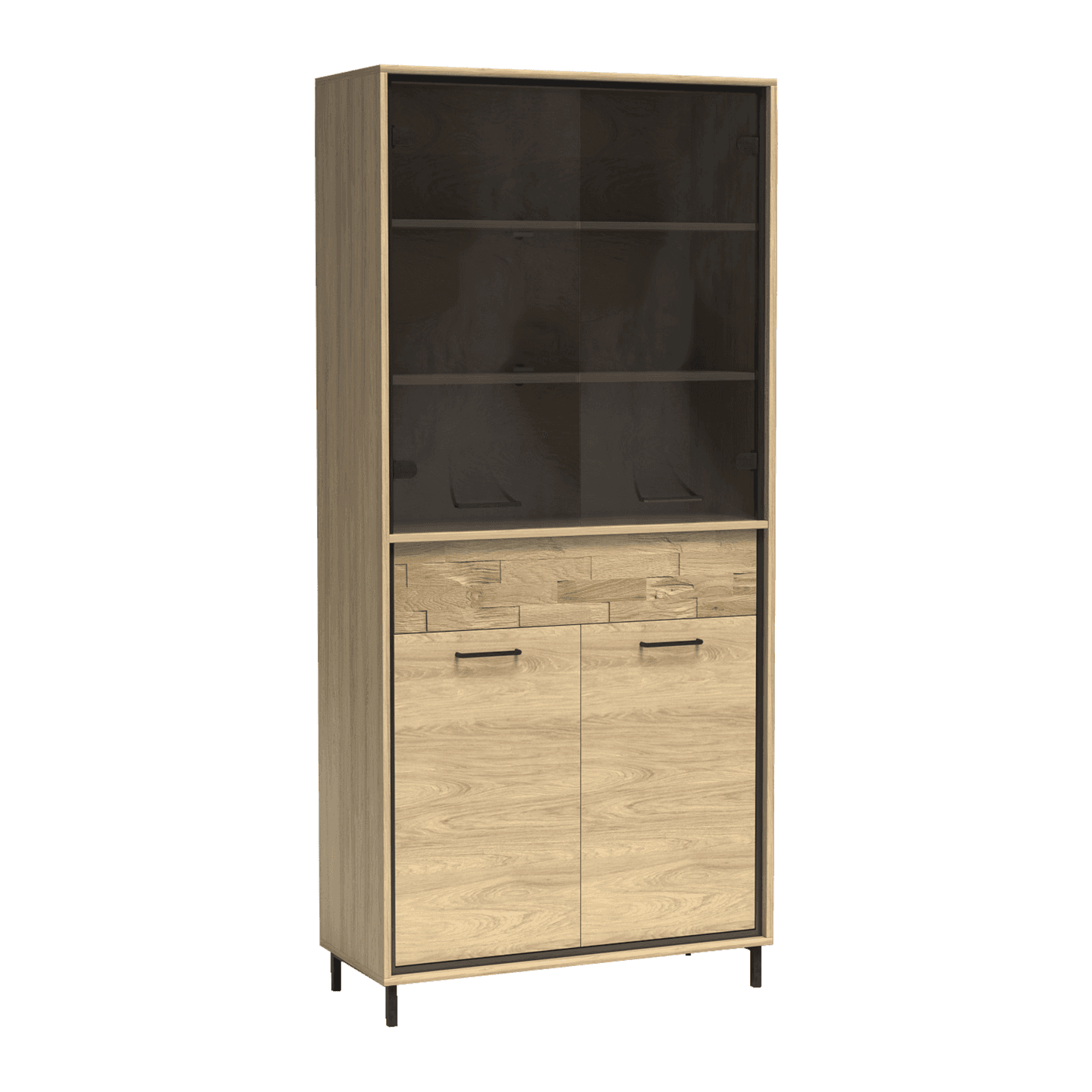 Witryna Savena 92 cm Dąb Hikora