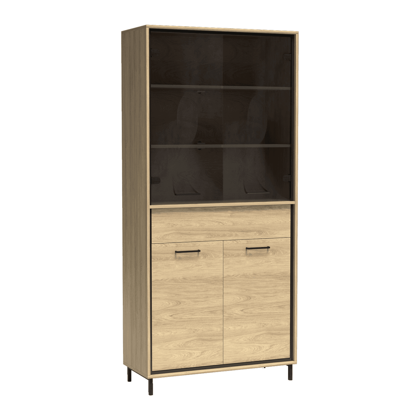 Witryna Savena 92 cm Dąb Hikora