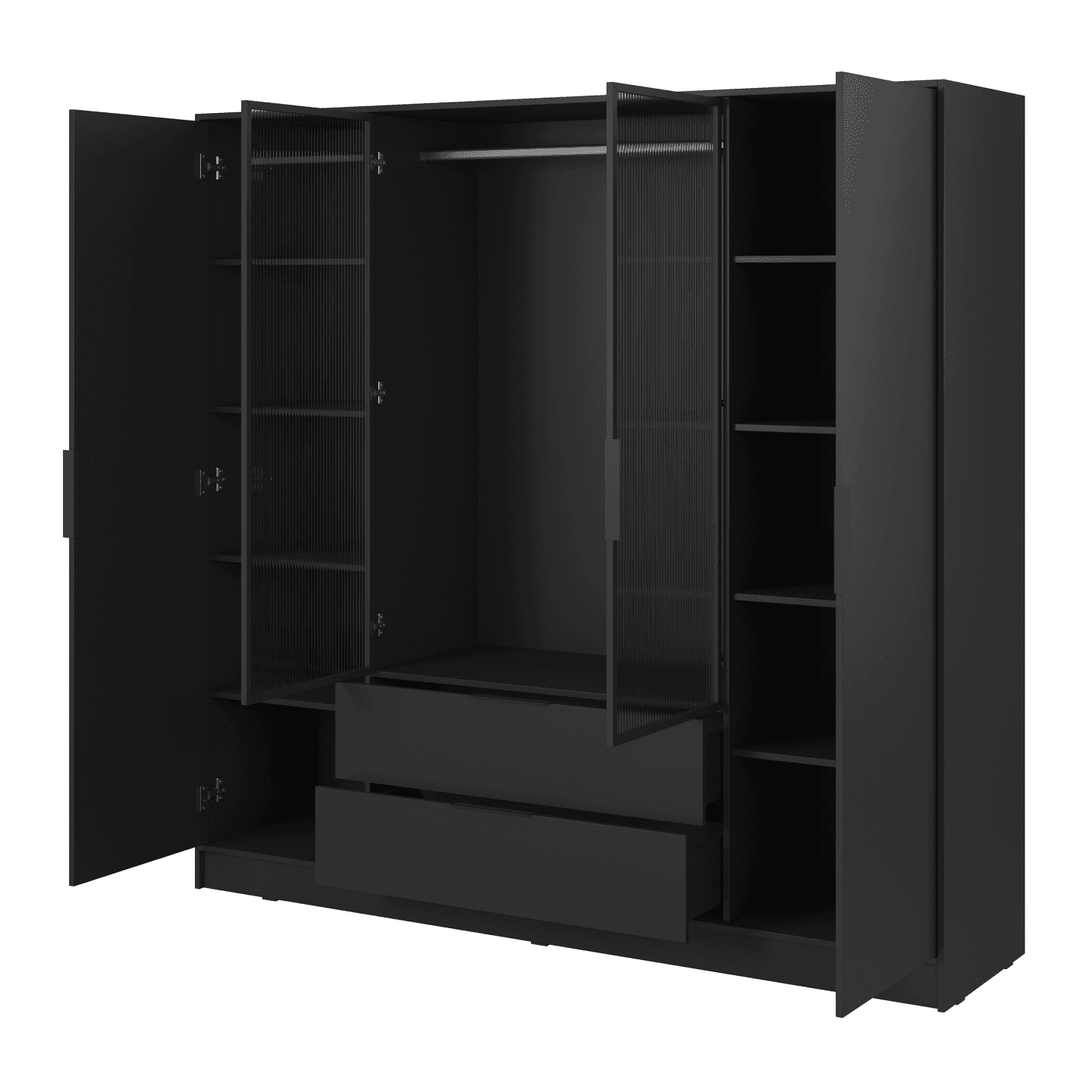 Szafa Melly 4DRM Drazek czarna