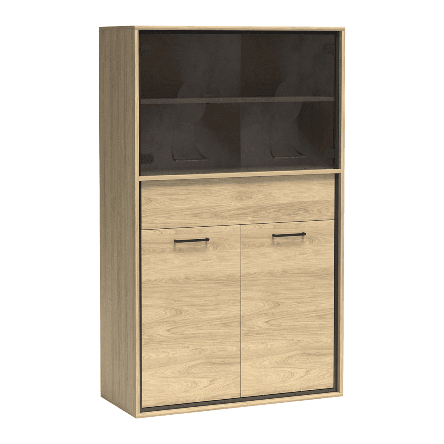 Witryna niska Savena 92 cm Dąb Hikora