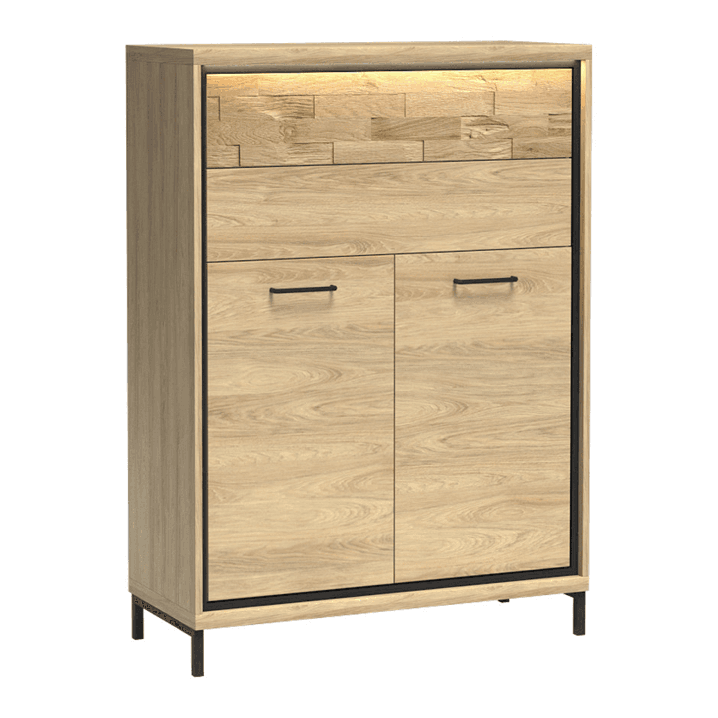 Komoda Savena 92 cm Dąb Hikora