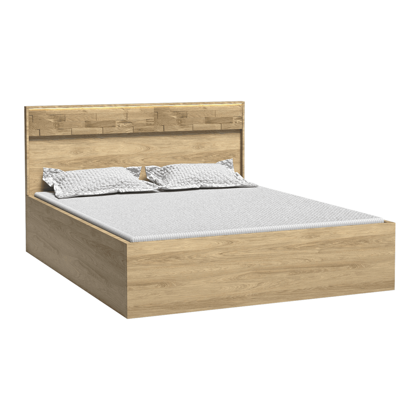 Łóżko Savena 160x200 Dąb Hikora