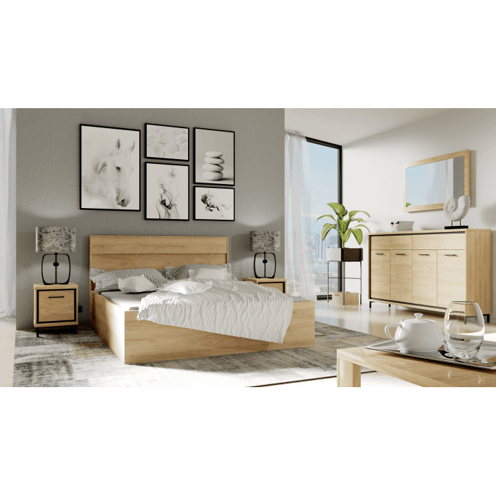 Lustro Savena 115 cm Dąb Hikora - zdjęcie 2