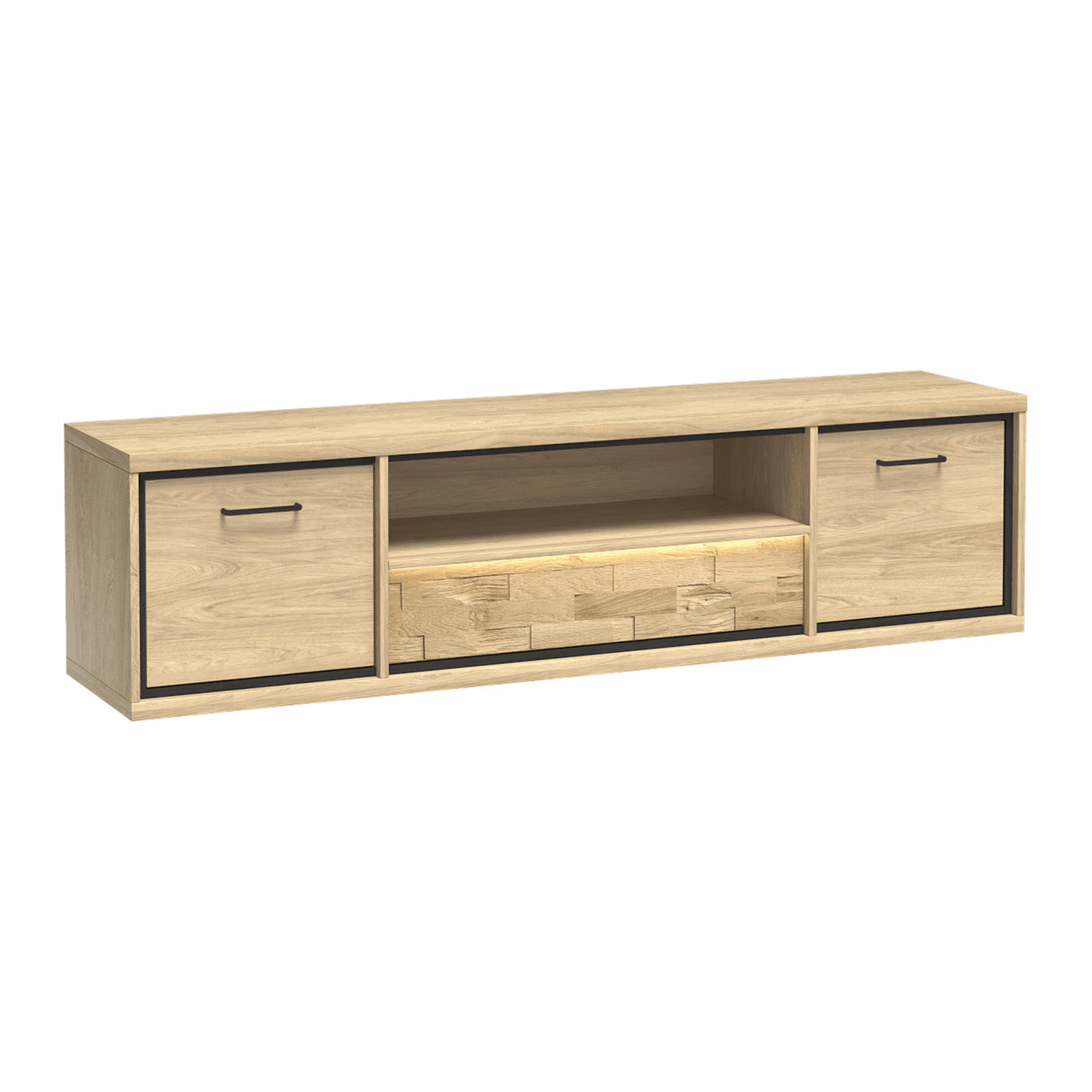 Szafka RTV Savena 181 cm Dąb Hikora