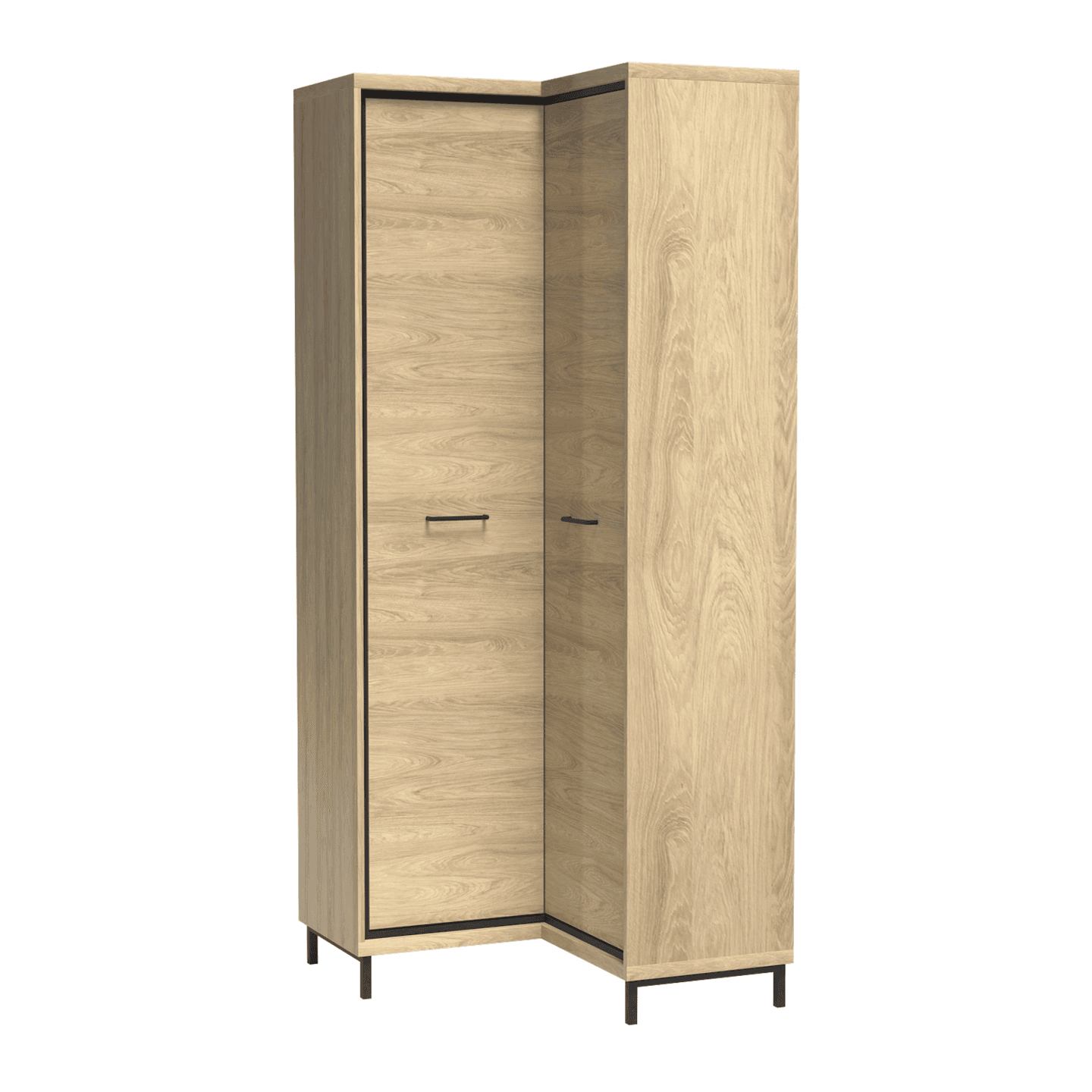 Szafa narożna Savena 85 cm Dąb Hikora