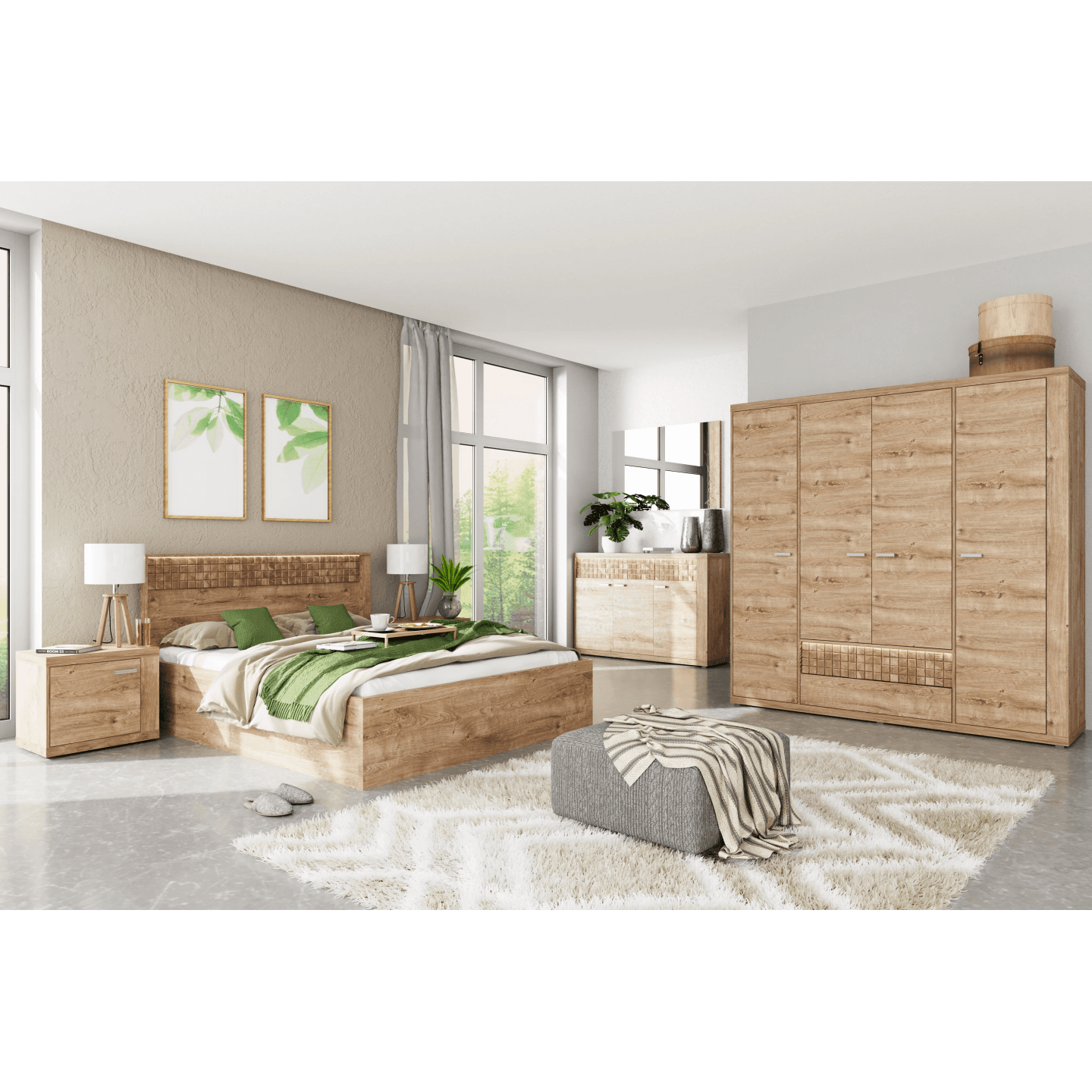 Komoda Elvoro 102 cm Dąb Ribbeck - zdjęcie 2