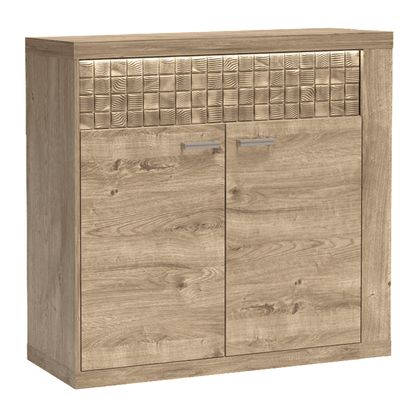 Komoda mała Elvoro 102 cm Dąb Ribbeck