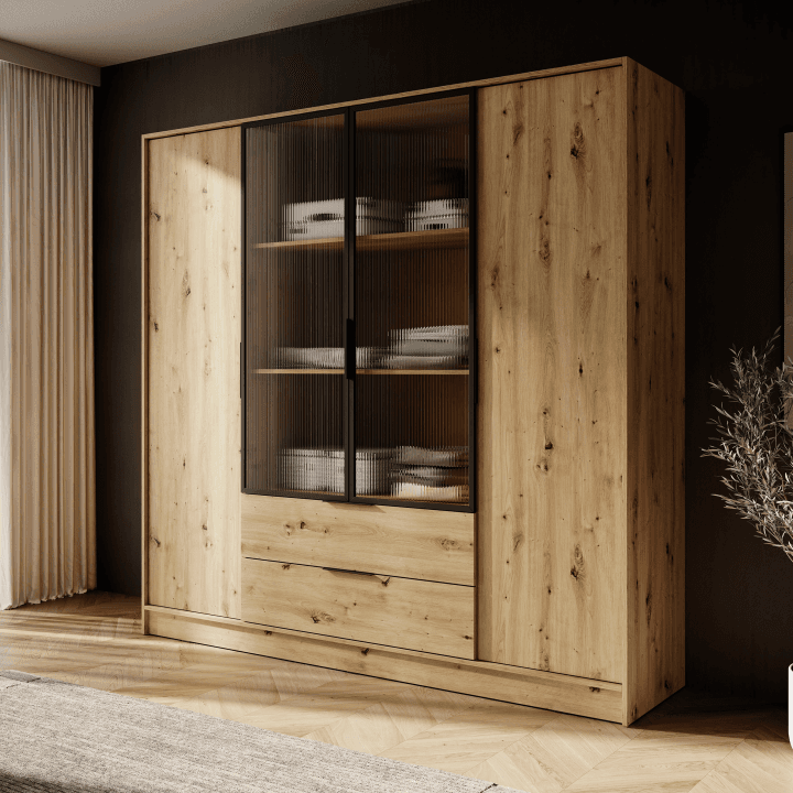 Szafa Melly 4DRM polki dab artisan - zdjęcie 2