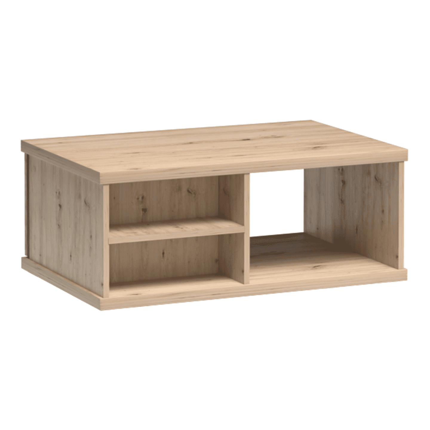 Stolik kawowy Norvian 90 cm Dąb Artisan + Czarny