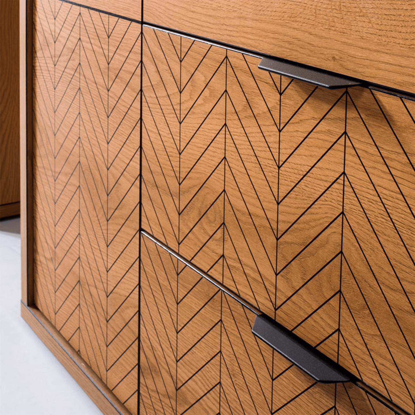 Komoda Lorensa 158 cm Dąb Karmel