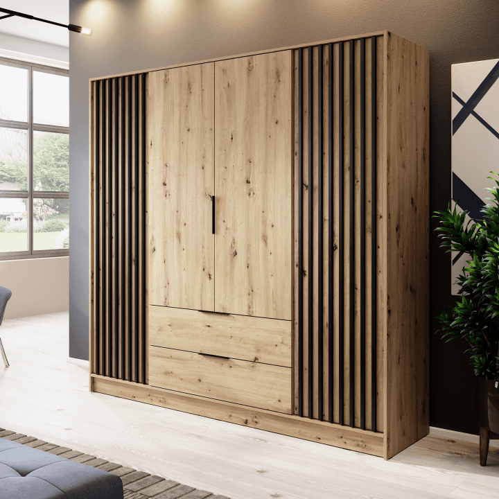 Szafa Bella 4D dąb artisan - zdjęcie 2