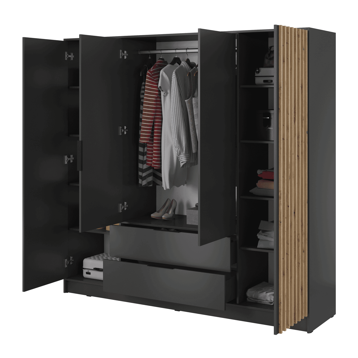 Szafa Bella 4D grafit