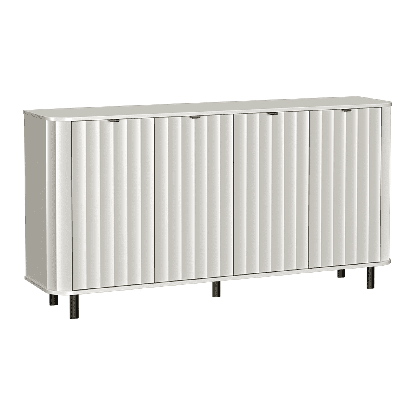 Komoda Belvero 177 cm Biel Alpejska