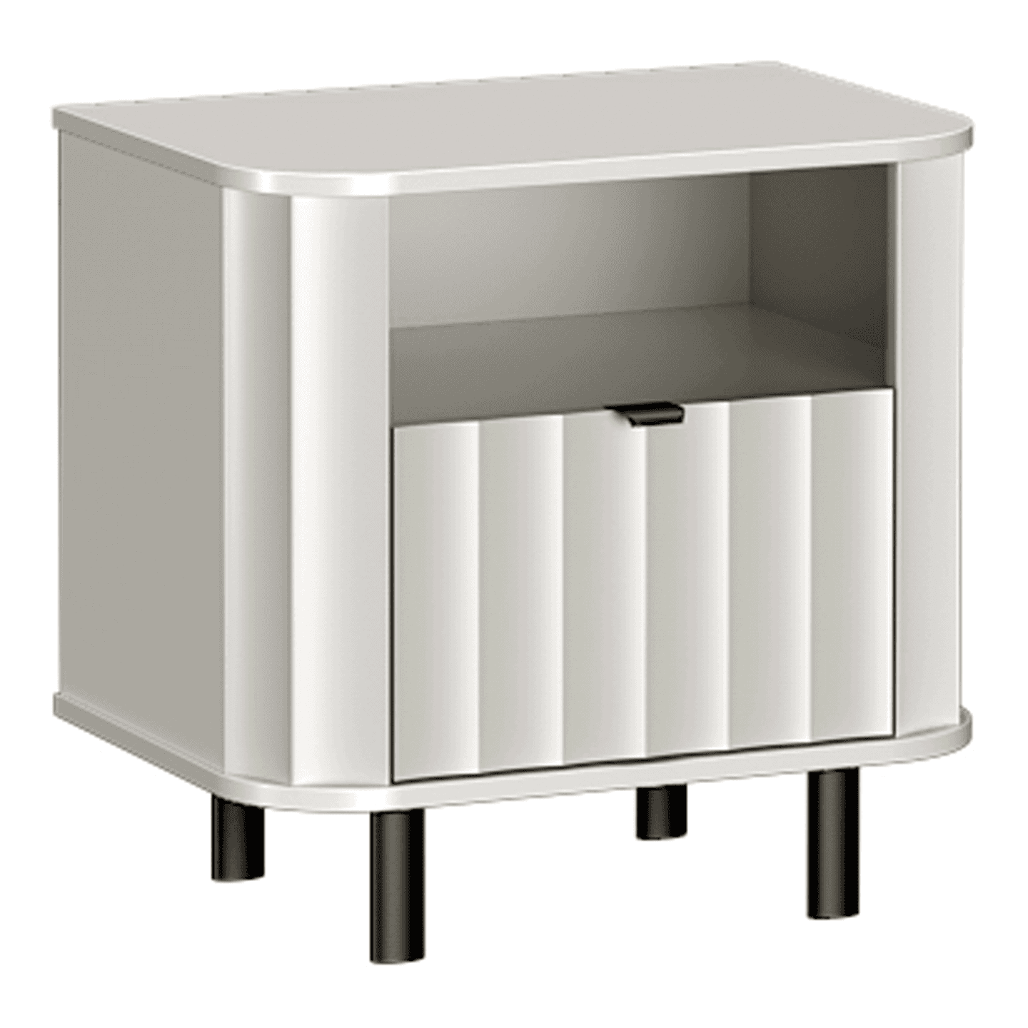 Stolik nocny Belvero 59 cm Biel Alpejska