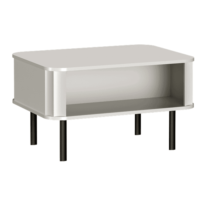 Stolik kawowy Belvero 92 cm Biel Alpejska