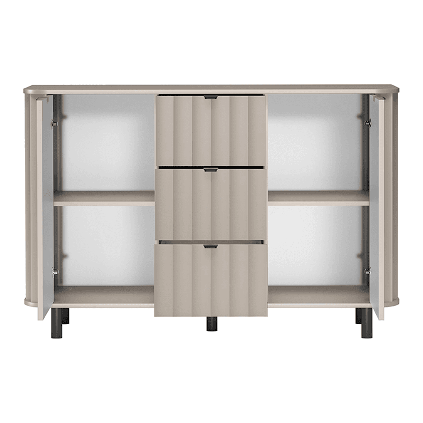 Komoda Belvero 137 cm Clay Gray