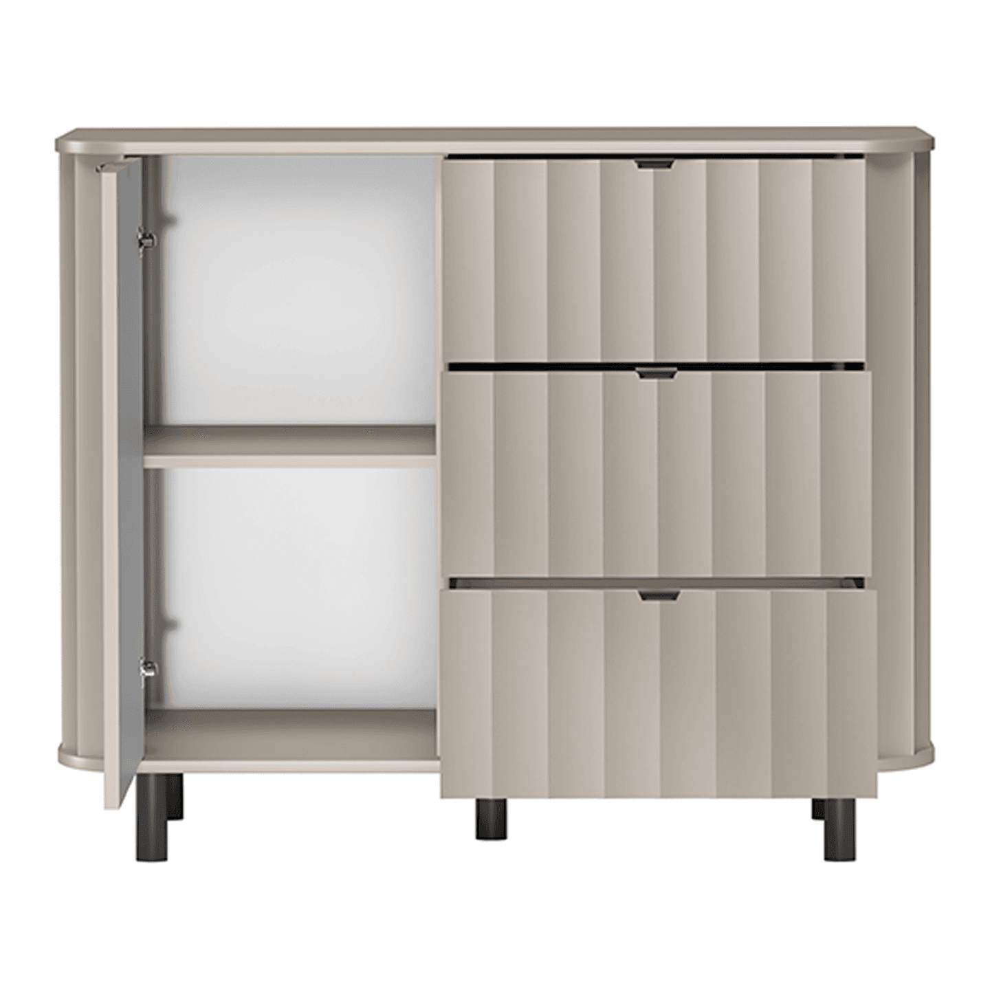 Komoda Belvero 111 cm Clay Gray