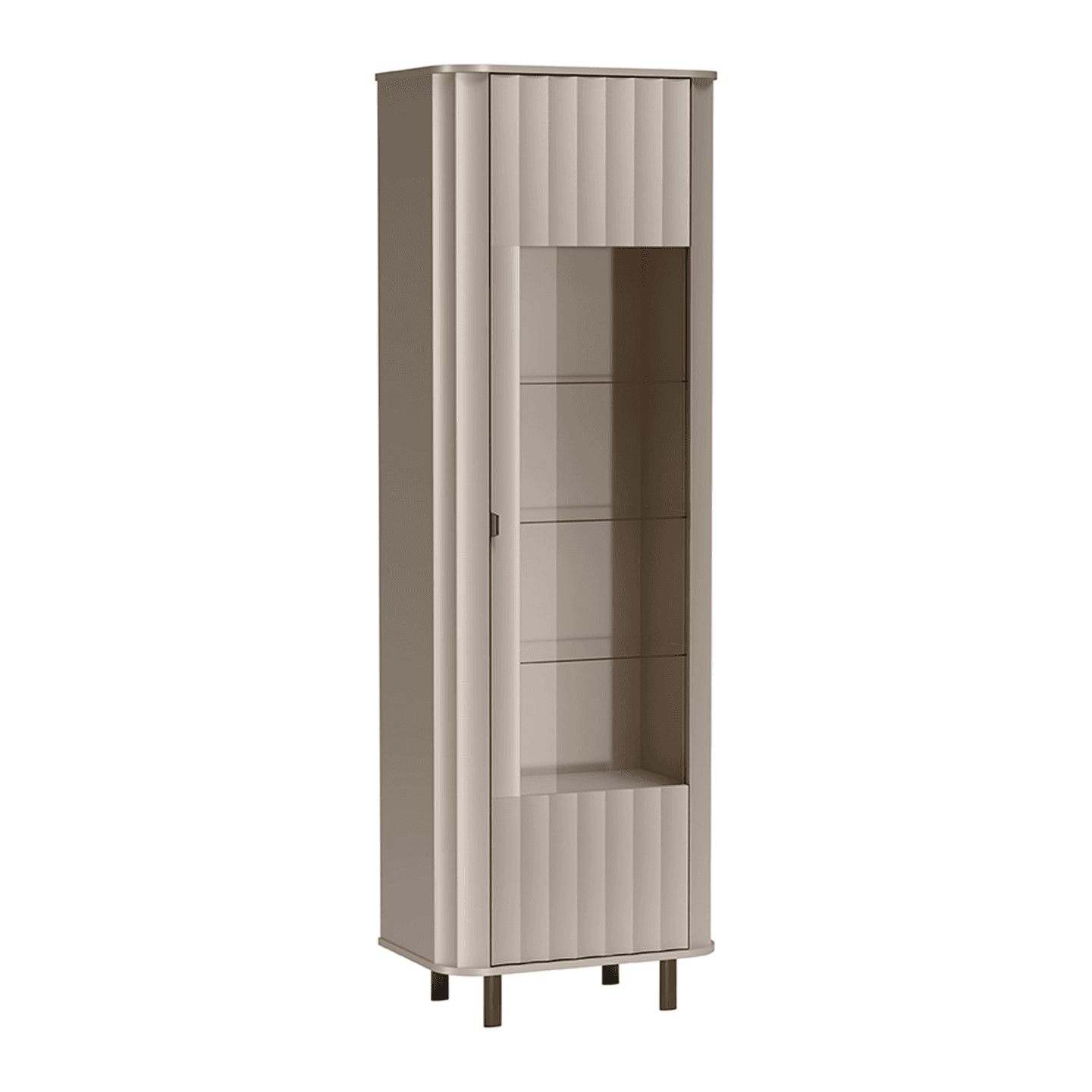 Witryna Belvero 65 cm Clay Gray