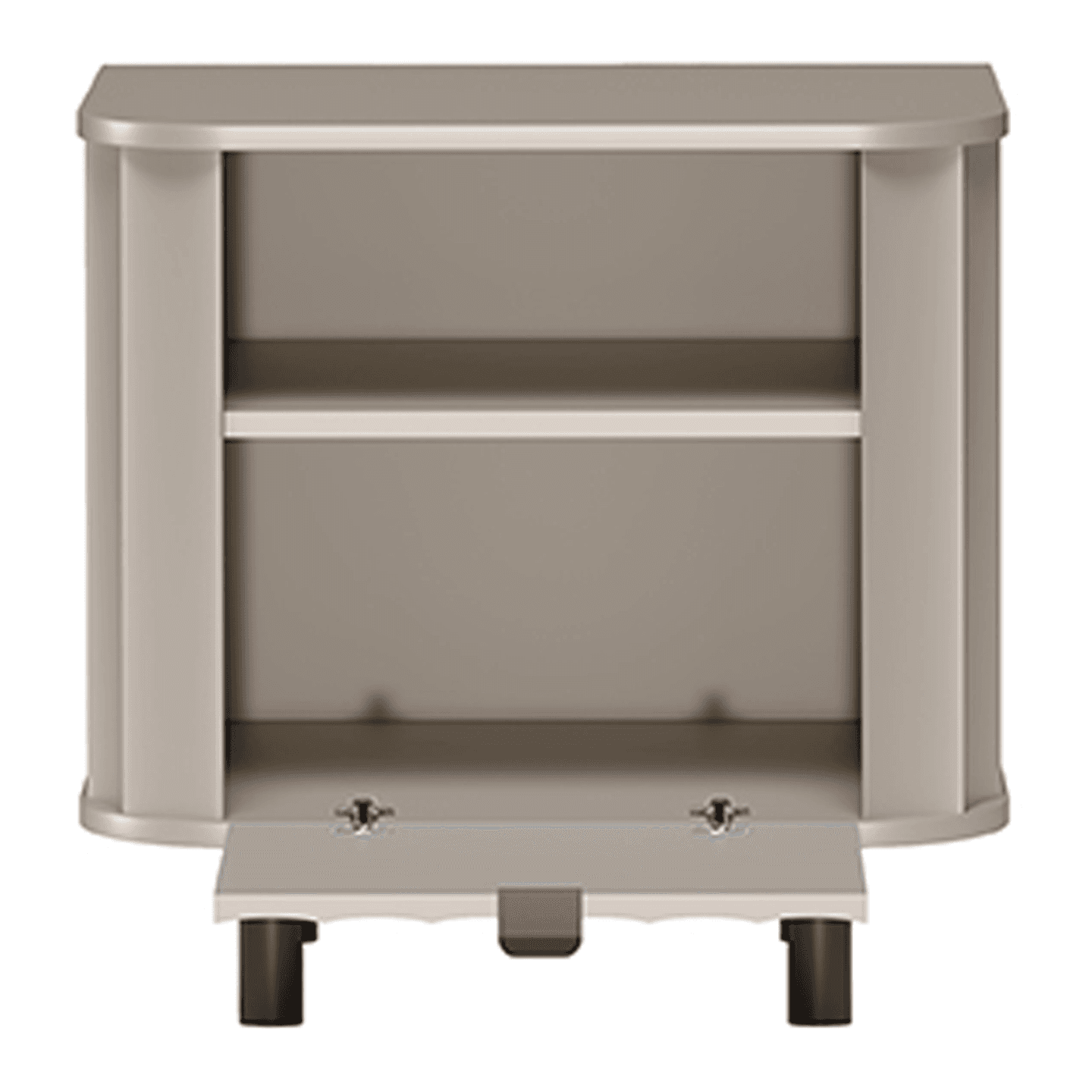 Stolik nocny Belvero 59 cm Clay Gray