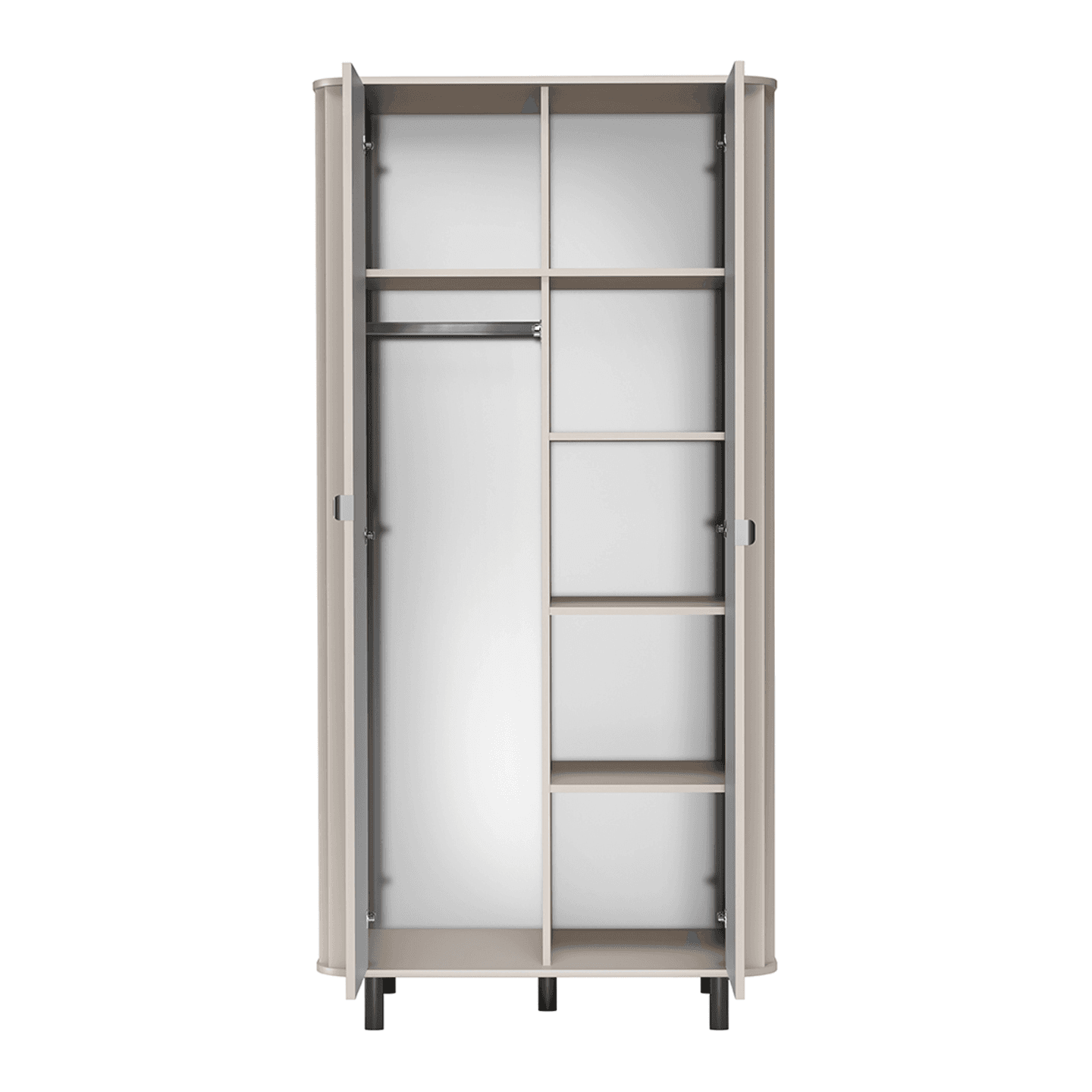 Szafa Belvero 98 cm Clay Gray