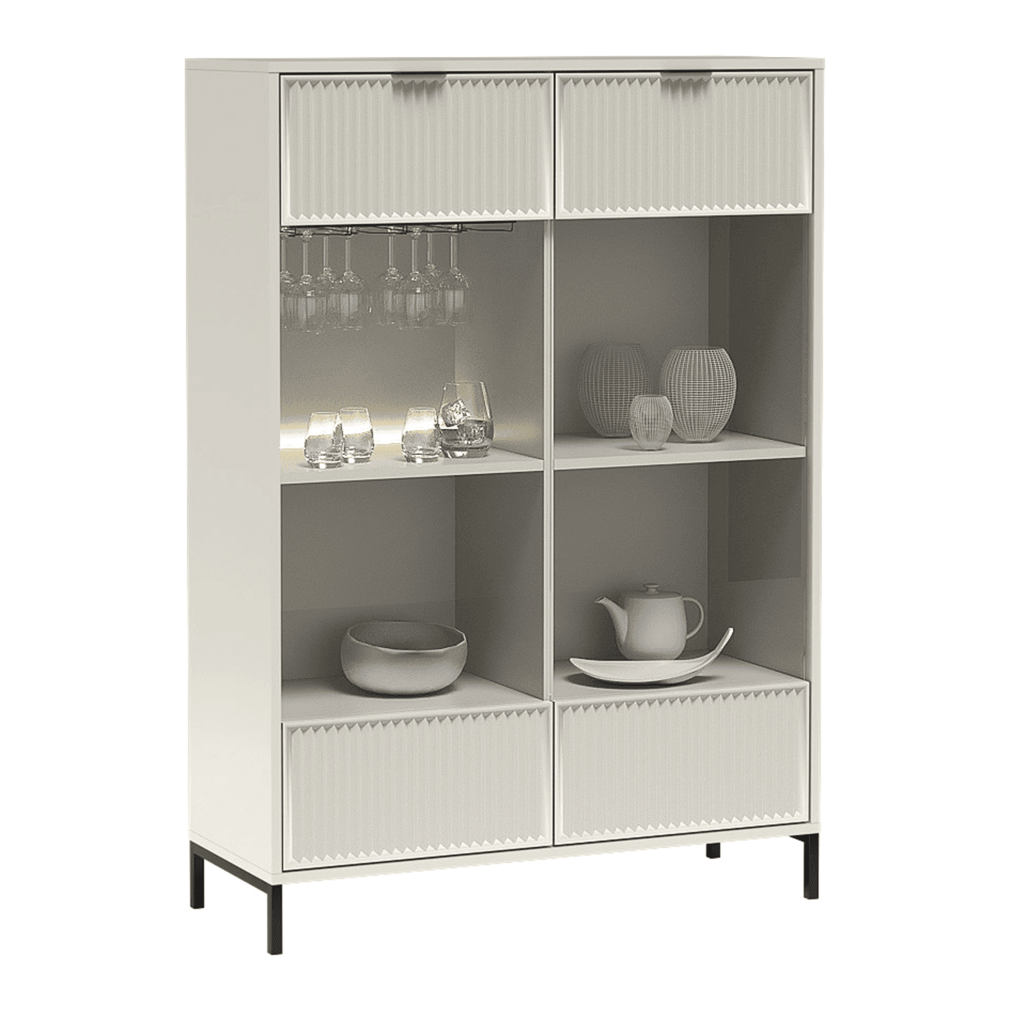 Witryna Delvani 105 cm Kaszmir