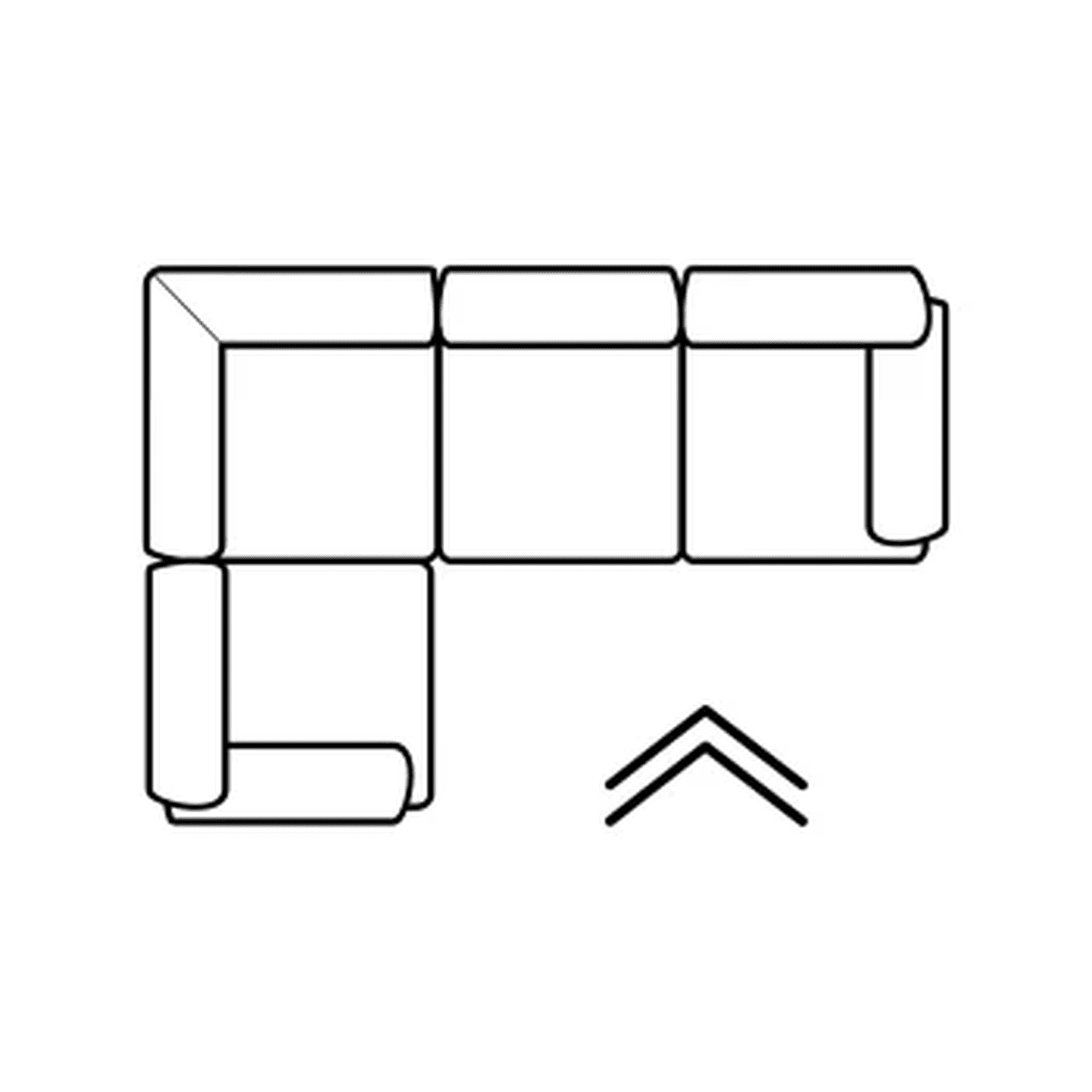 Narożnik Giotto Tkanina Bubble 13 Strona lewa