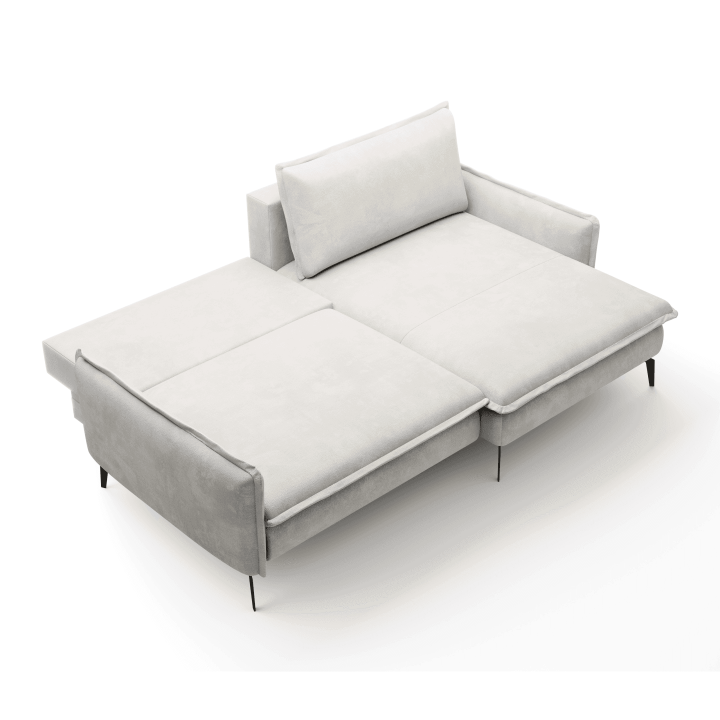 Narożnik Glossy Tkanina Cloud 3 Strona lewa