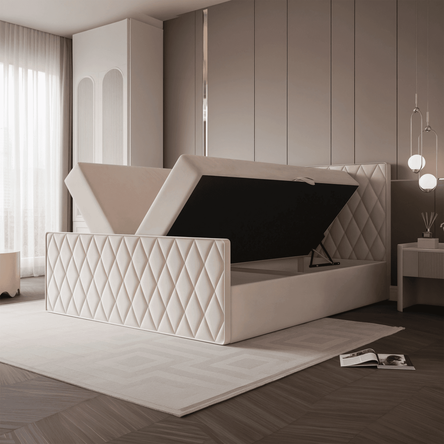 Łóżko kontynentalne Orin Grand Premium