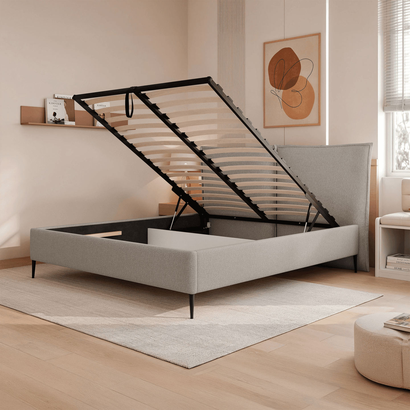 Łóżko tapicerowane Oro