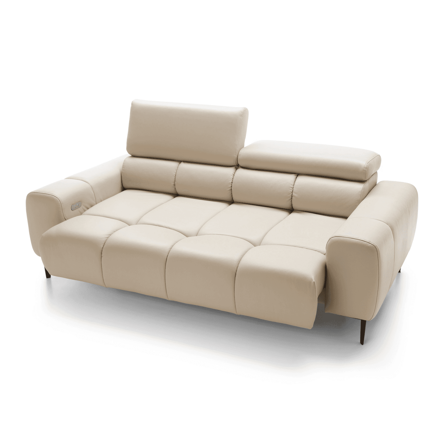 Sofa elektryczna Plaza 3E - Skóra naturalna
