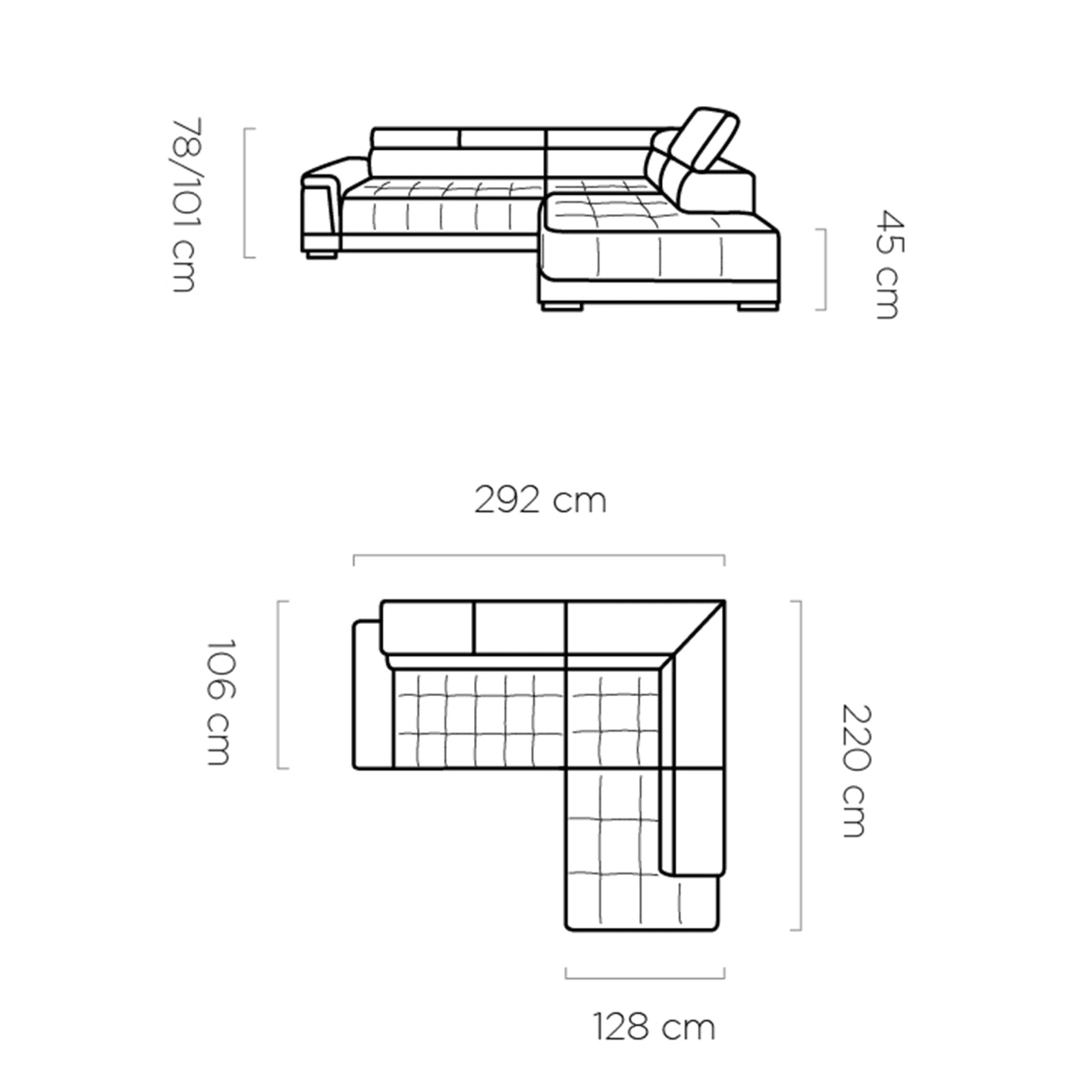 Narożnik Elektryczny Campo L
