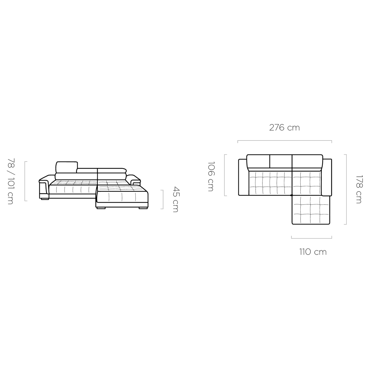 Narożnik Elektryczny Campo mini