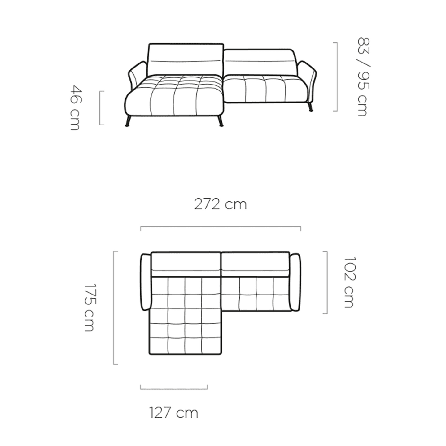 Narożnik Elektryczny Cavani